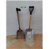 Image 1 : **(2) Vintage Grain Shovels, Cannot Ship