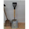 Image 2 : **(2) Vintage Grain Shovels, Cannot Ship