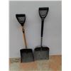 Image 2 : **(2) Grain Style Plastic Shovels, Cannot Ship