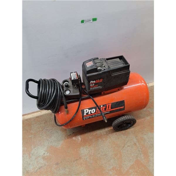 *Pro Air ll 5.0 30gal Air Compressor, Powers On, Cannot Ship