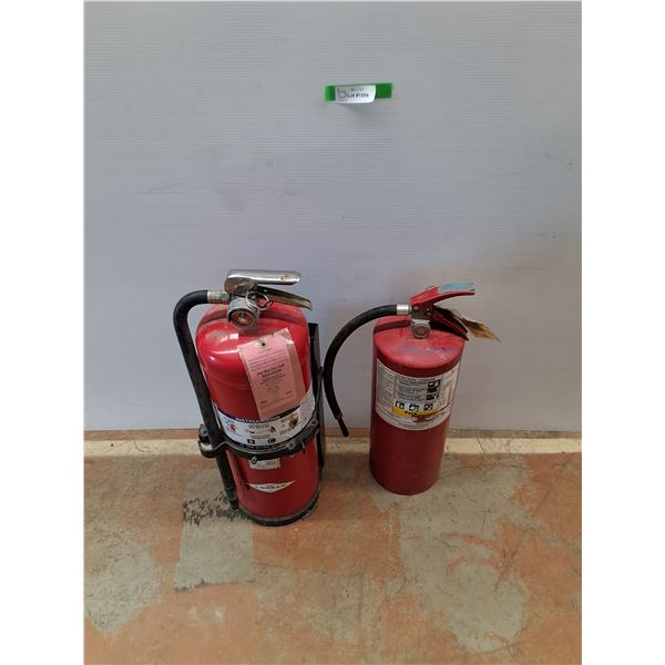 **(2) Fire Extinguishers Both Full, Left One Is a 30lb, CANNOT SHIP