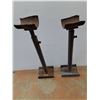 Image 2 : **(2) Steel Adjustable Welding Stands, Both 29" Tall, Cannot Ship