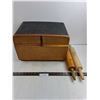 Image 1 : Vintage Bread Box 16" x 11" x 11", (2) Rolling Pins
