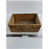 Image 1 : Vintage Wooden Crate 13" x 8" x 5"