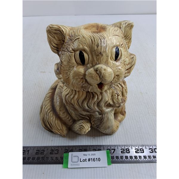 Chalkware Table Decor Cat - 7" Tall