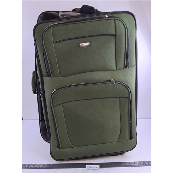 *Tracker Suitcase - 21" x 10" x 30" Approx - Needs Wheel Replaced - PICK UP ONLY