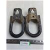Image 1 : (2) Metal Tow Hooks