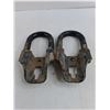 Image 2 : (2) Metal Tow Hooks