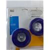 Image 2 : (2) Packages of Solo 3-Light Halogen Spotlights - 1 Bulb Missing