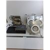 Image 1 : * Brumberger Proj, Philips Colour Voice, Samsung DVD Player - All Power On, (3) Potlights - Untested