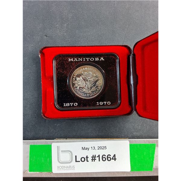 1870 - 1970 Canadian 50 Cents Manitoba Centennial Coin