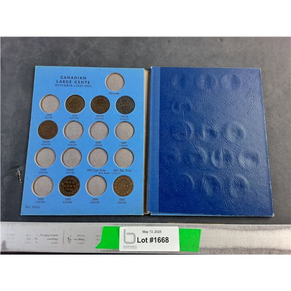 Canadian Large Cent Collection 1858 to 1920 - Incomplete