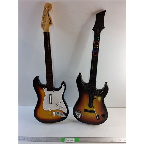 (2) Guitar Hero Guitars - As Is