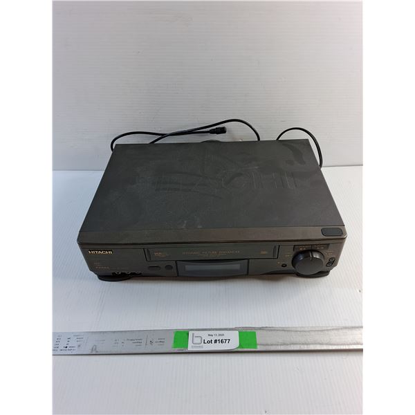 Hitachi VHS Player - As Is