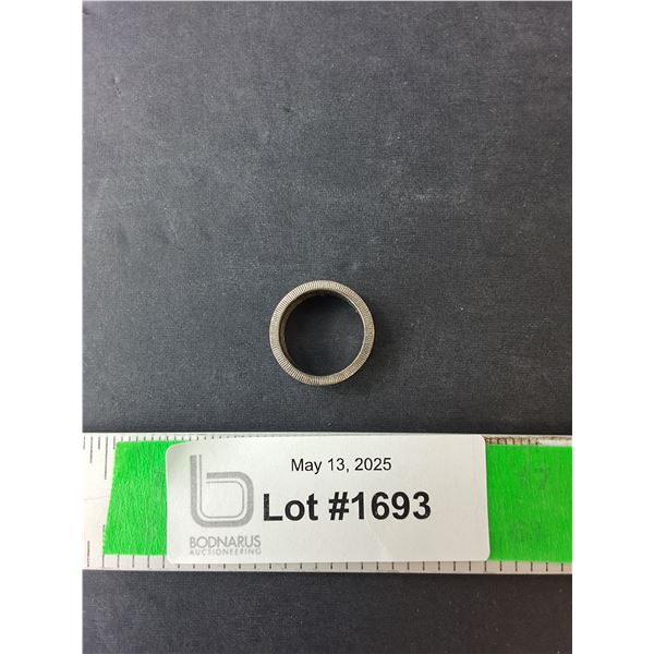 Ring Made from 50 Cent Coin-Size 7.5