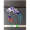 Image 1 : Indigenous Beaded Lot- Earrings, Dreamcatcher, Misc.