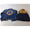 Image 2 : Old Navy Kid Lot, Vest 6-12M, Beaded Jean Jacket 5T