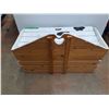 Image 4 : *Cow Themed Wood Storage Box, CANNOT SHIP