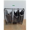 Image 1 : *Rolling Laundry Cart 33" Tall x 34.5" Long x 16" Wide, Has Tear, Cannot Ship