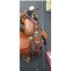 Image 8 : ORIGINAL 1980 BILLY COOK MAKER SADDLE WITH 16.5 INCH PADDED SEAT IN EXCELLENT CONDITION