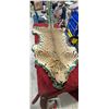 Image 24 : MOUNTED 9 FT LEOPARD RUG  MOSTLY IN GOOD SHAPE BUT EARS AND MINOR HEAD REPAIRS NEEDED