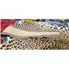 Image 28 : MOUNTED 9 FT LEOPARD RUG  MOSTLY IN GOOD SHAPE BUT EARS AND MINOR HEAD REPAIRS NEEDED