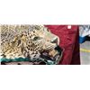 Image 3 : MOUNTED 9 FT LEOPARD RUG  MOSTLY IN GOOD SHAPE BUT EARS AND MINOR HEAD REPAIRS NEEDED