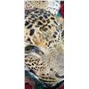 Image 8 : MOUNTED 9 FT LEOPARD RUG  MOSTLY IN GOOD SHAPE BUT EARS AND MINOR HEAD REPAIRS NEEDED