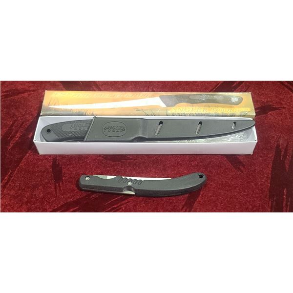 TWO 12" FISH FILLET KNIVES