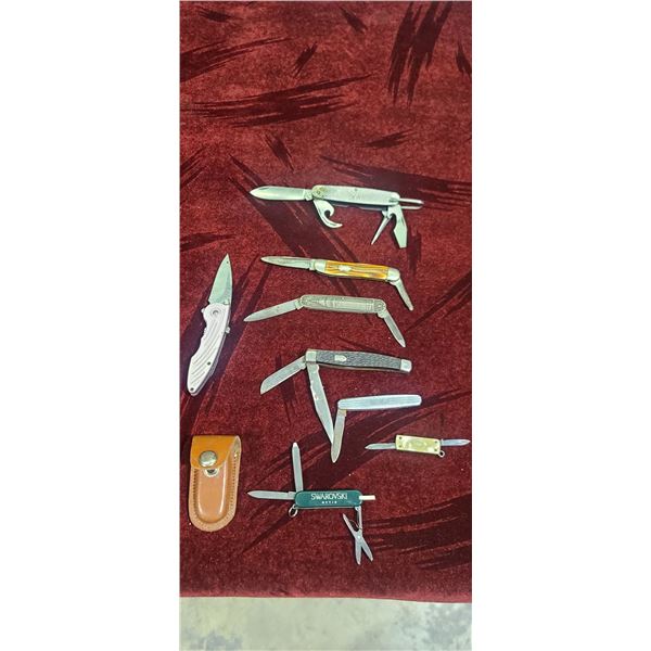 ASSORTED POCKET KNIVES - QTY 8
