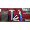 Image 7 : IAN SINCLAIR FOLDING POCKET WALLET KNIVES (QTY3) , BEAR GRILLS GERBER, MULTI TOOL, SMITHS SHARPENER 