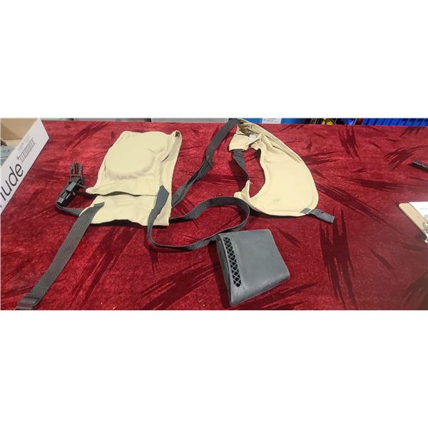 SHOULDER SHOOTING RECOIL PADS AND ONE SLIP ON