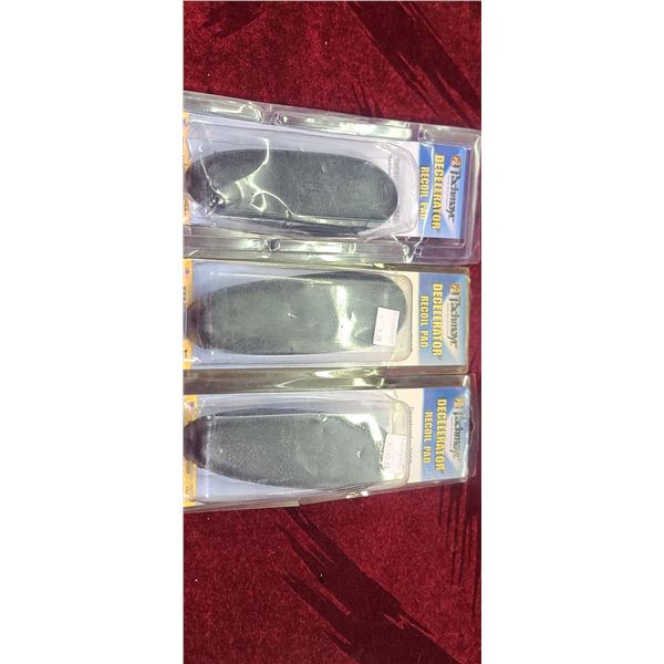 THREE PACHMAYR 1" BLACK RECOIL PAD