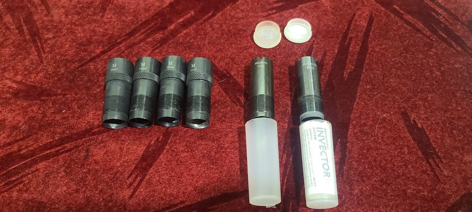 Invector Vs Invector Plus TWO BROWNING INVECTOR PLUS , FULL CHOKES AND FOUR UNKNOWN CHOKES