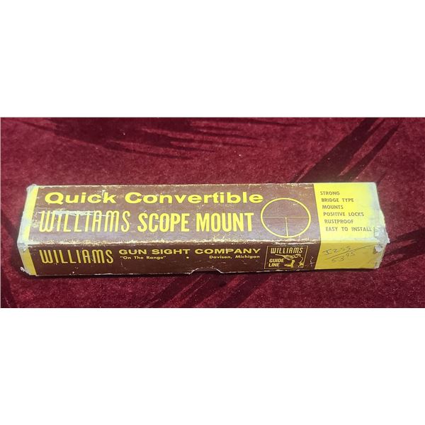 WILLIAMS QUICK CONVERTABLE SCOPE MOUNT