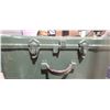 Image 4 : TWO 25" X 19" X 12" GREEN ARMY CRATES - NO HOLES, CRACKS, AND HAVE BOTH CLASPS