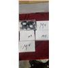 Image 2 : 12 ASSORTED 3/8" RINGS MARKED M4 - BRAND UNKNOWN