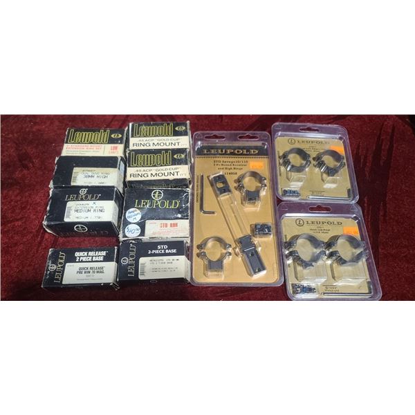 LEUPOLD SCOPE RINGS AND BASES