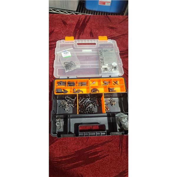 ASSORTED SWIVELS IN PARTS TRAY