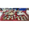 Image 2 : FIVE FULL ANTIQUE DECOYS AND MISC. DECOY HEADS COMES WITH TOTE