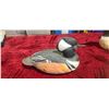 Image 11 : MERGANSER DRAKE DECOY BY JACK FISHER AND HOODE MERGANSER DECOY BY B.PARKER - BOTH HAVE SOME MINOR DA