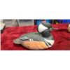 Image 12 : MERGANSER DRAKE DECOY BY JACK FISHER AND HOODE MERGANSER DECOY BY B.PARKER - BOTH HAVE SOME MINOR DA