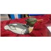 Image 3 : MERGANSER DRAKE DECOY BY JACK FISHER AND HOODE MERGANSER DECOY BY B.PARKER - BOTH HAVE SOME MINOR DA