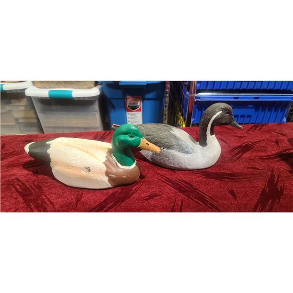 DUCK DECOYS - ONE BY CARL HUXX AND ONE BY JGL XXII