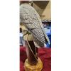 Image 12 : FALCON CARVING BY JACK FISHER 26 X 11 X8" SOME DAMGE PLEASE SEE IMAGES - SPECIAL SHIPPING AND HANDLI