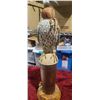 Image 4 : FALCON CARVING BY JACK FISHER 26 X 11 X8" SOME DAMGE PLEASE SEE IMAGES - SPECIAL SHIPPING AND HANDLI