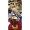 Image 5 : FALCON CARVING BY JACK FISHER 26 X 11 X8" SOME DAMGE PLEASE SEE IMAGES - SPECIAL SHIPPING AND HANDLI
