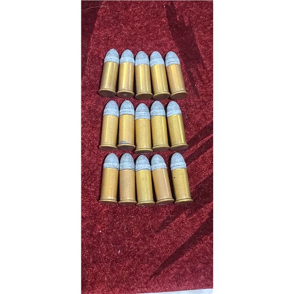 QTY 15 .38 RIM FIRE - NO SHIPPING
