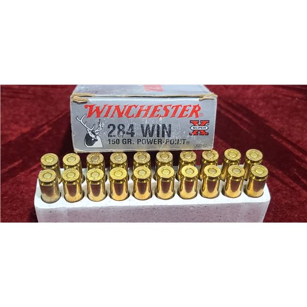 WINCHESTER .284WIN 150GR POWER POINT QTY20 - NO SHIPPING