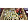 Image 3 : 13 X 11 X 3" CRATE FULL OF MIXED 12GA 2 3/4" ASSORTED SHOT MOSTLY LEAD